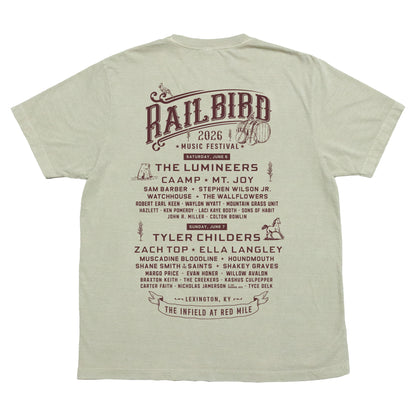 Barrel Lineup Tee - Washed Thyme (Pre-Order)