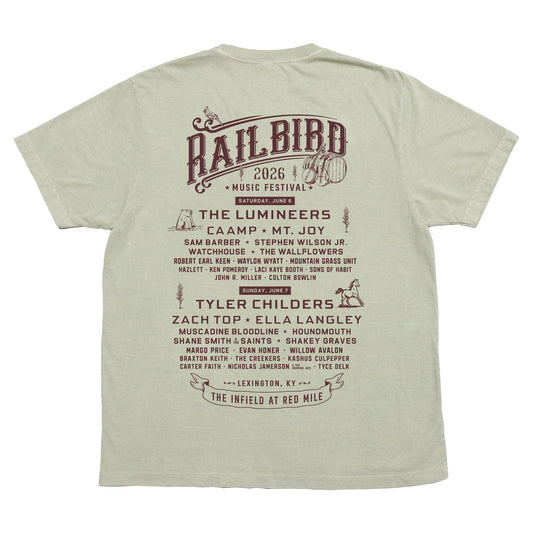 Barrel Lineup Tee - Washed Thyme (Pre-Order)