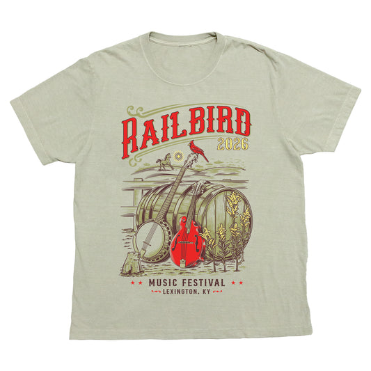 Barrel Lineup Tee - Washed Thyme (Pre-Order)